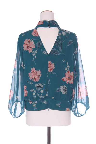 VERONIKA MAINE (AU) Watercolour floral cropped blouse! 14
