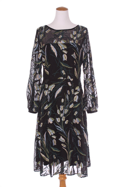 WILSON TROLLOPE (NZ) Embroidered floral mesh dress! 14