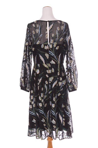 WILSON TROLLOPE (NZ) Embroidered floral mesh dress! 14