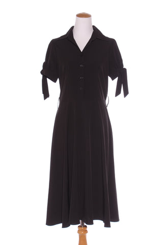 NO LABEL - Tie sleeve midi shirt dress! 14