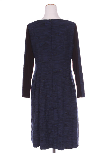 WILSON TROLLOPE (NZ) Textured jacquard L/S dress! 14