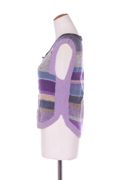 HANDMADE wool knit waistcoat! 12