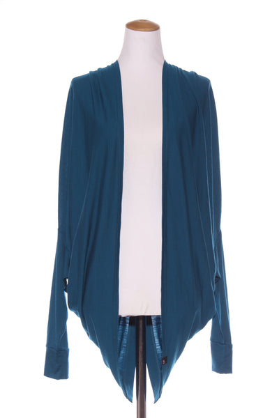 KILT (LN) NZ - Tabitha merino cardi - Teal! 8-16