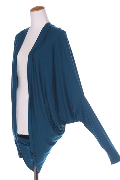 KILT (LN) NZ - Tabitha merino cardi - Teal! 8-16