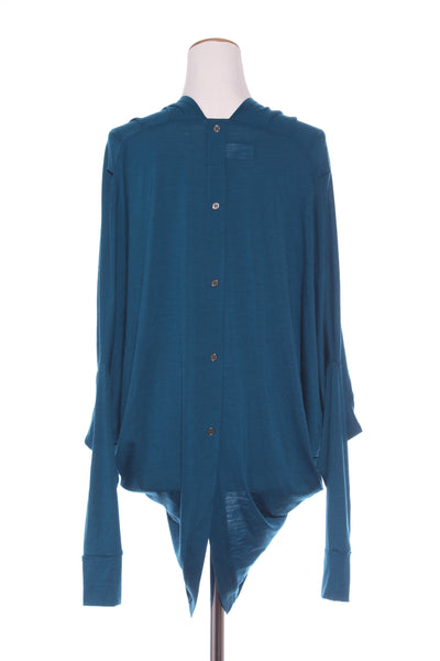 KILT (LN) NZ - Tabitha merino cardi - Teal! 8-16