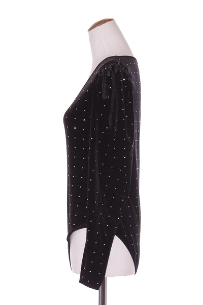 H&M - Embellished velvet puff sleeve bodysuit! 14