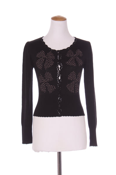 ALANNAH HILL - Silk bow soft knit cardi! 8