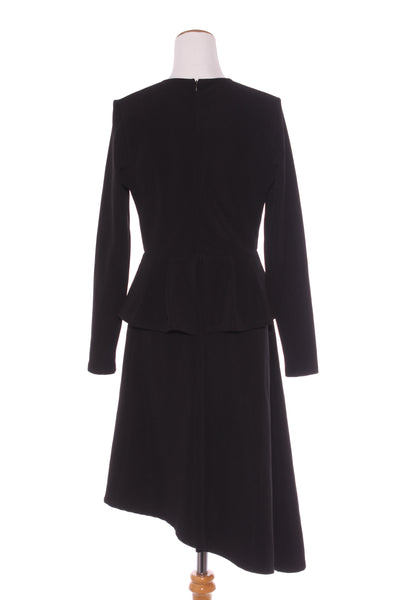 ASOS (UK) Asymmetric rib ponte peplum dress! 12