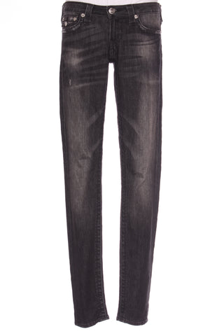 TRUE RELIGION - Low rise skinny jeans - Washed black! 27