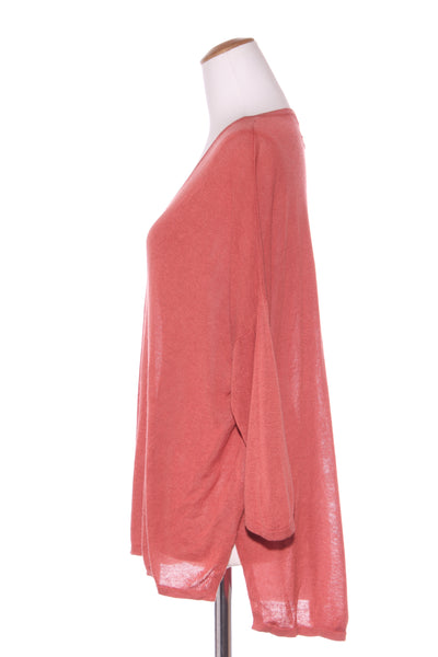 FATE + BECKER - Linen blend knit top - Brick! 16