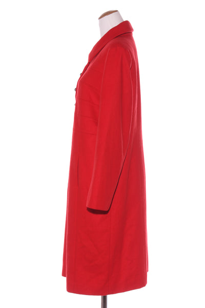 FREDRICK (NZ) Red wool blend coat! 14