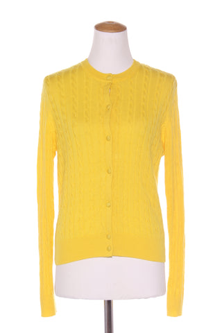 KATE SYLVESTER - Super soft cable knit Winnie cardi - Yellow! 14