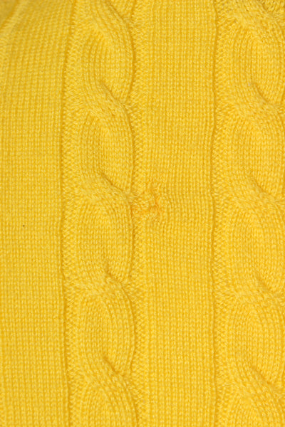 KATE SYLVESTER - Super soft cable knit Winnie cardi - Yellow! 14