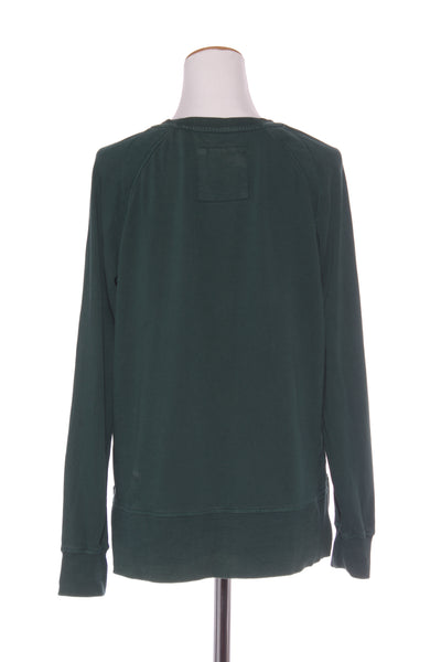 ELM - Cotton crew neck sweater - Bottle green! 8-10