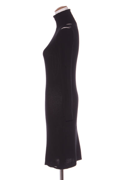 DIESEL (ITA) Distressed sleeve fine rib knit dress! 10-12