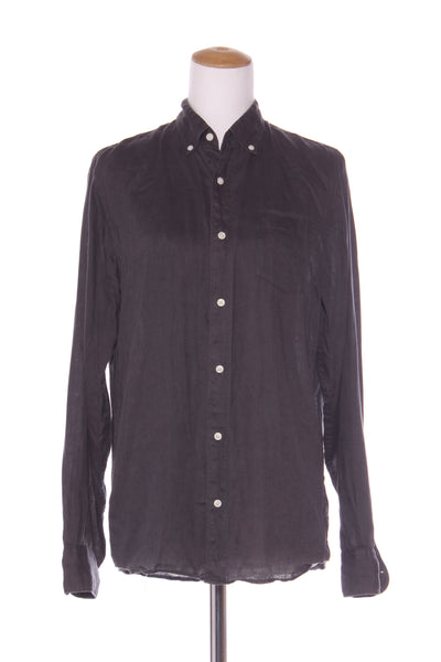 COUNTRY ROAD - French linen shirt - Charcoal! 8-10