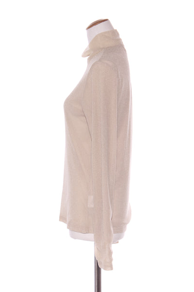 SUERPETTE - Metallic mesh turtleneck top! 14