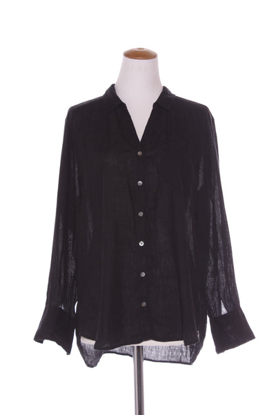 MAX - Linen shirt - midnight blue black! 14