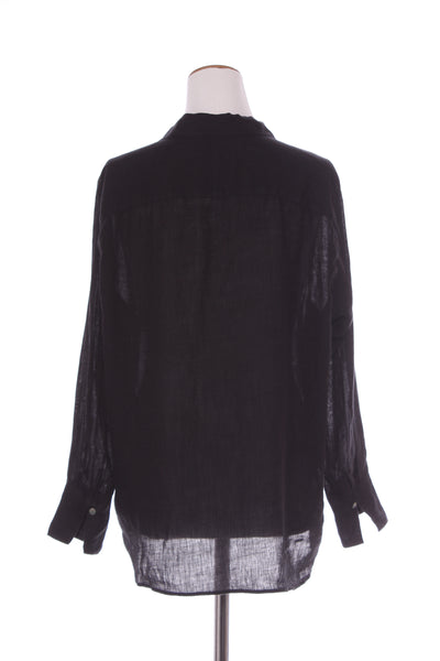 MAX - Linen shirt - midnight blue black! 14