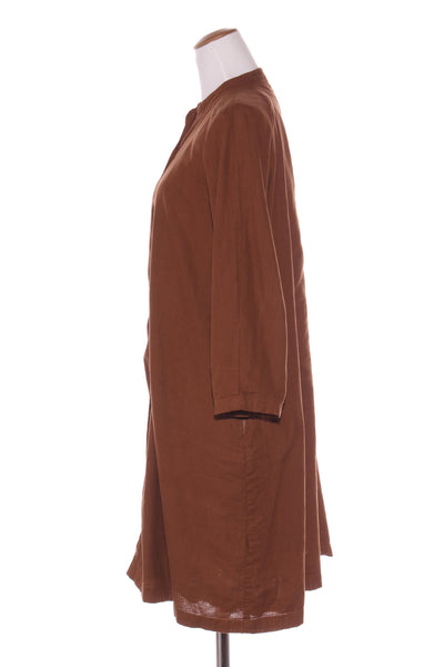 SARAH JANE - Chocolate cotton duster coat/dress! 14