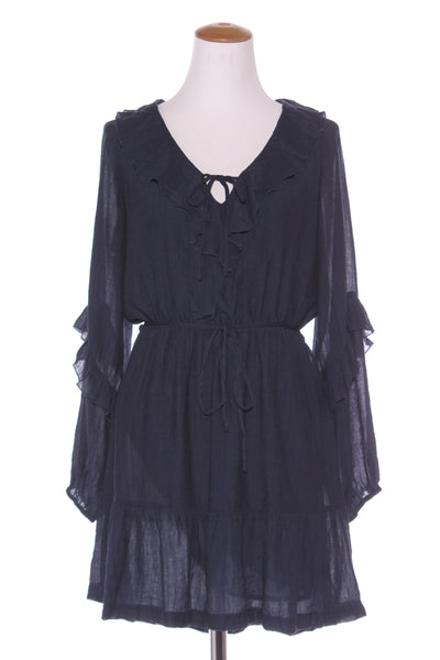 AMONG THE BRAVE - Ruffled billow sleeve mini dress! 12