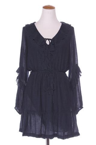 AMONG THE BRAVE - Ruffled billow sleeve mini dress! 12