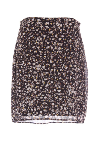 AMAYA (BN) "Piper" gold  leopard mini skirt! 10