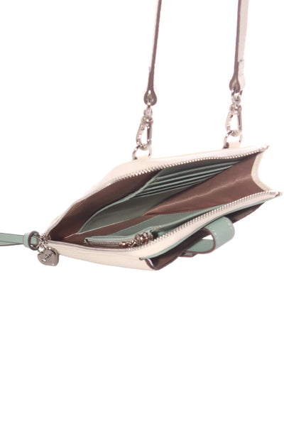 MINX (LN) Leather call me bag - Ivory/sage!