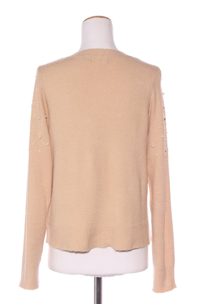 BRAVE SOUL - Pearl embellished cardi - Beige! 14
