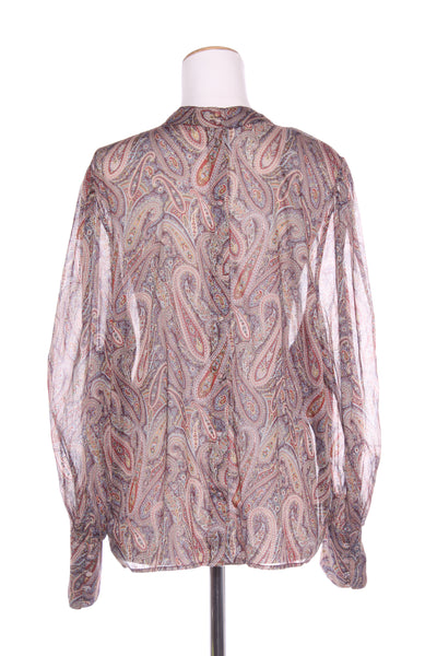 MAX - Liberty cotton paisley print blouse! 14