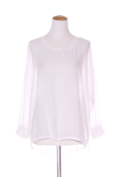 MINERAL - Textured self patterned white top! 14