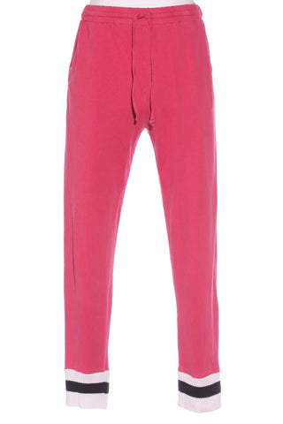 LEO+BE - Stripe knit hem pink track pant! 12