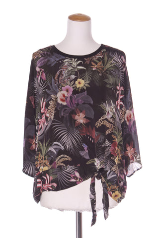 BLUE ILLUSION - Tropical print top! 12