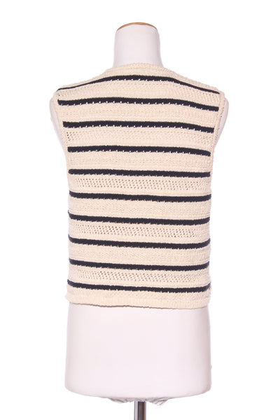 ZARA - Crochet knit stripe vest! 12