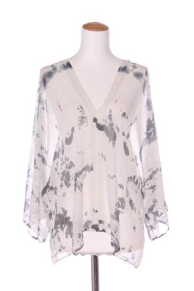 GYPSY (USA) Silk chiffon tie dye kimono top! 12-14