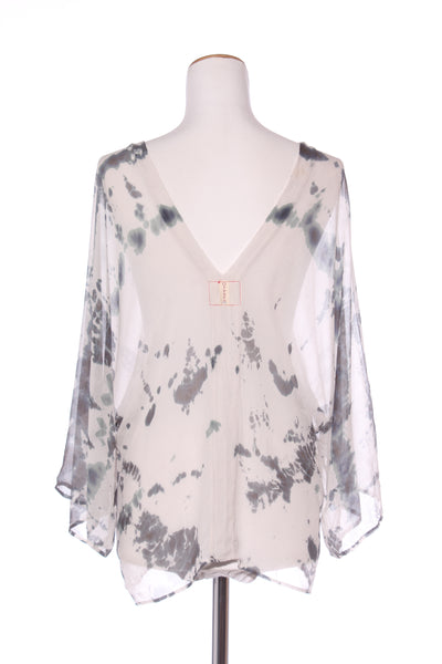 GYPSY (USA) Silk chiffon tie dye kimono top! 12-14