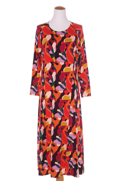 VASSALLI - Colourful abstract print maxi dress! 14