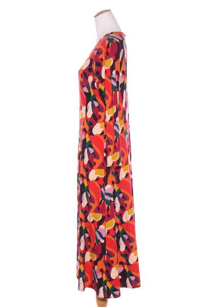 VASSALLI - Colourful abstract print maxi dress! 14
