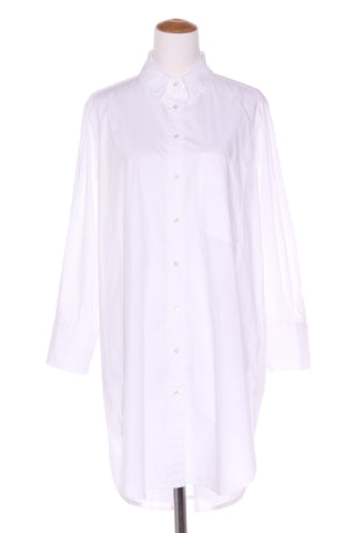 SILLS - Oversized cotton poplin shirt dress! 10-14