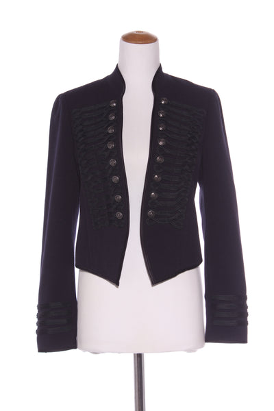 FOREVER NEW - Navy military crop jacket! 12
