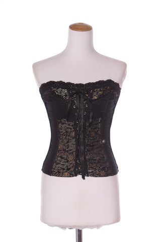 TRIP - Metallic dragon brocade corset! 10
