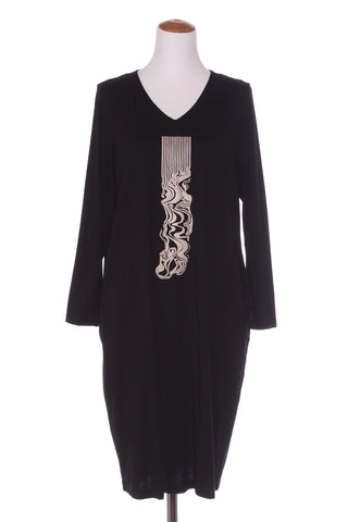 NYNE (NZ) Printed L/S dress + pockets! 16