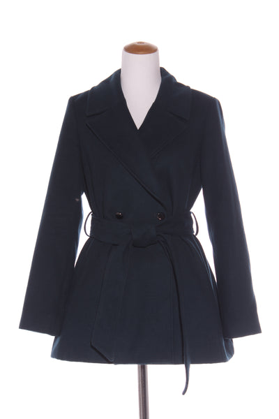 FOREVER NEW - Dark teal belted swing jacket! 12