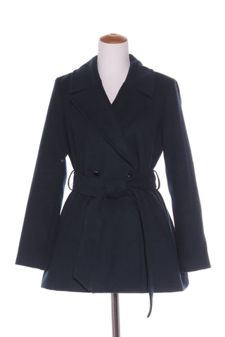FOREVER NEW - Dark teal belted swing jacket! 12
