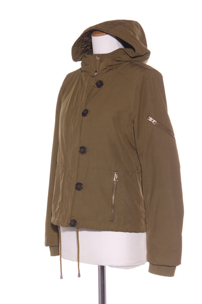 TOPSHOP - Khaki hooded jacket! 8-10