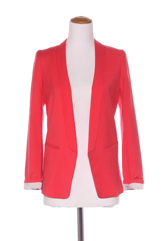 SPORTSGIRL - Coral pinstripe lined blazer! 6-8