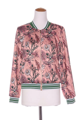 CHARLO - Floral + Hornet print bomber jacket! 10
