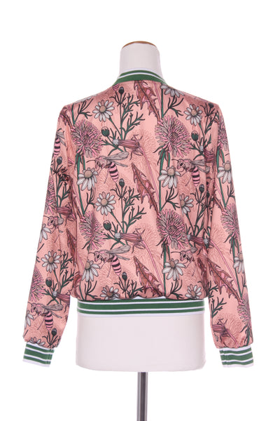 CHARLO - Floral + Hornet print bomber jacket! 10