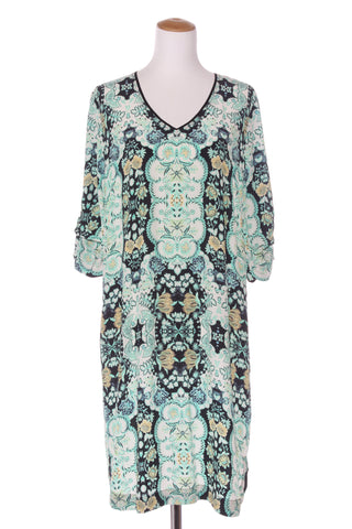 VERGE "Grace" printed rayon dress! 12
