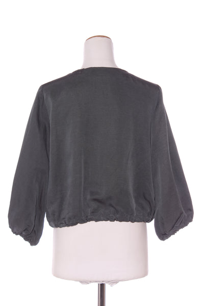 CUE (AU) Linen blend billow sleeve crop jacket! 12